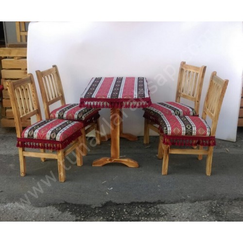 mss005 Ahşap Masa Sandalye Modelleri-004